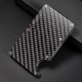 Carbon Fiber Minimalist Compact Card Wallet
