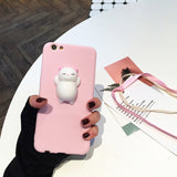 Squishy Cat Phone Case For iPhone