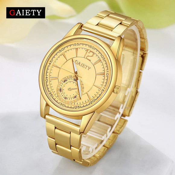 Luxury Stainless Steel Watches Women Clock