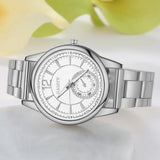 Luxury Stainless Steel Watches Women Clock
