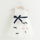 Ribbon Bows Dress Princess Dress Mesh Tutu Gown