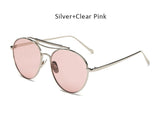 Flat Top Pilot Sunglasses