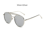 Flat Top Pilot Sunglasses