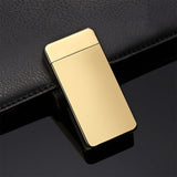 USB Electric Dual Arc Metal Flameless Torch Rechargeable Windproof Lighter