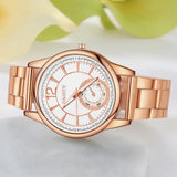 Luxury Stainless Steel Watches Women Clock