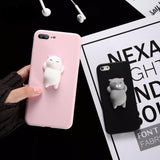 Squishy Cat Phone Case For iPhone