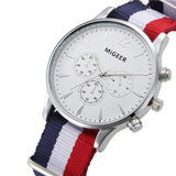 Luxury Fashion Canvas Mens Analog Watch